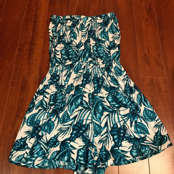 H&M BLUE AND WHITE ROMPER - Picture 4 of 5